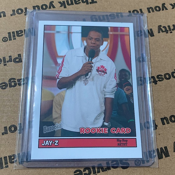 Jay-Z ā05 Topps x Bazooka Rookie Card